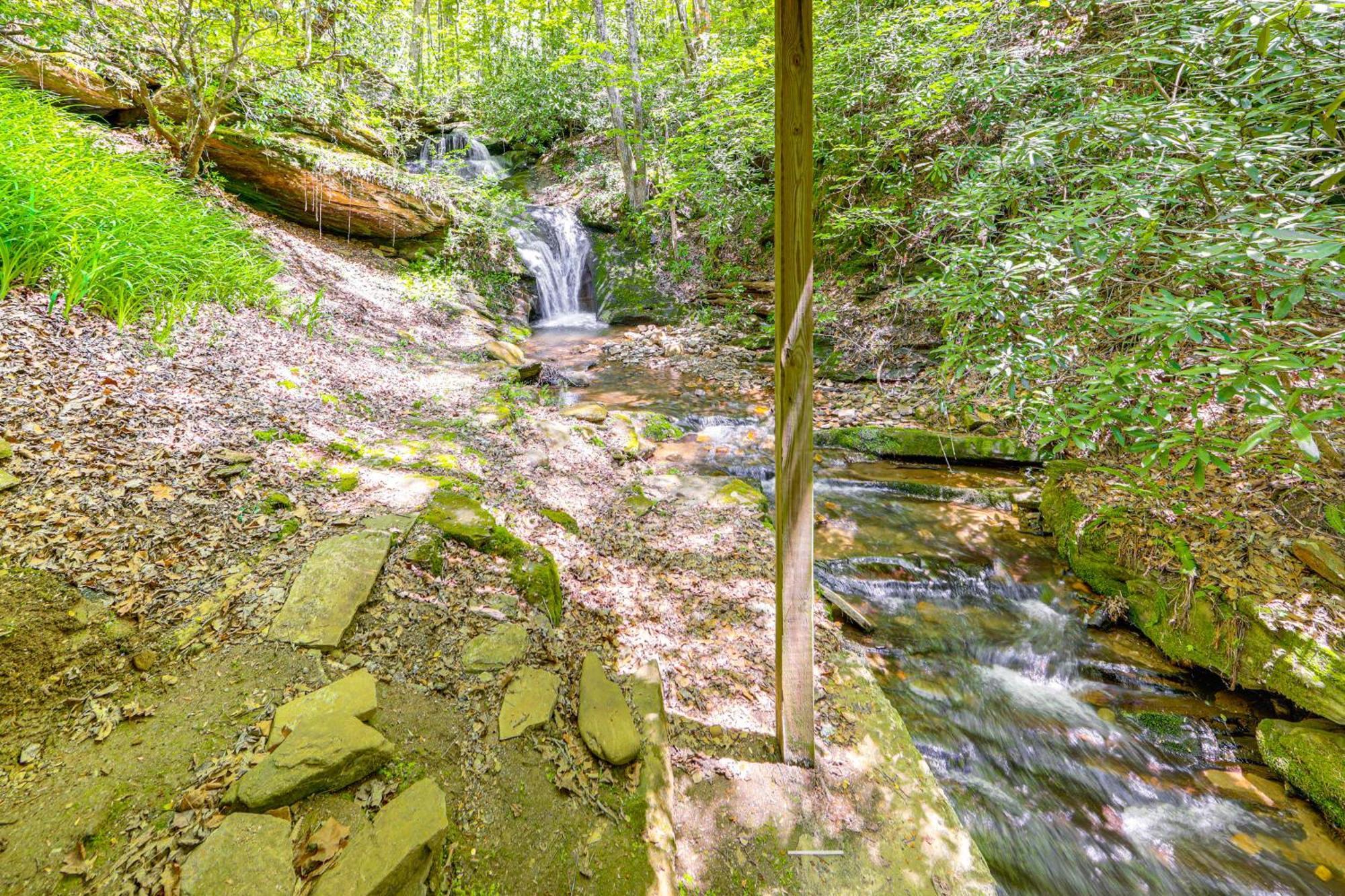 Bryson City Cottage With Hot Tub And Waterfall Views! Exterior foto